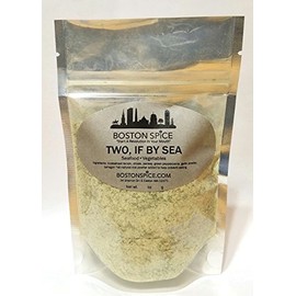 Boston Spice Two If by Sea Seafood Fish Cod Haddock Flounder Salmon Swordfish Shellfish Dry Seasoning Blend (Approx. 1/4 Cup of Spice)