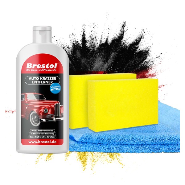 BRESTOL® Auto Kratzer Entferner mit Zubehör - Kratzerentferner Autolack -