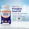 Vitamatic Pumpkin Seed Oil 2000mg Softgel Capsules per serving -