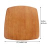 GANAZONO Chair Panel Solid Wood seat Board Accessories Wooden Chair