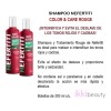 Shampo Matizador Y Tratamiento Nefertiti Color&care Rouge