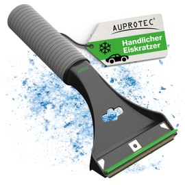 Auprotec 1 Ice Scraper with Convex Brass Blade Red, Yellow, Green, Blue.