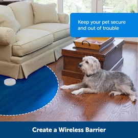 PetSafe Pawz Away Indoor Wireless Pet Barrier, Electric Training System for Dogs & Cats with Receiver Collar