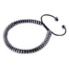 DRÁSTICO - Pulsera de hematita de tamaño ajustable para hombre