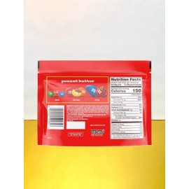 M&M's  New Exclusive M&Ms MEGA Peanut Butter Milk Chocolate Crunchy Shell Bag 8.6oz
