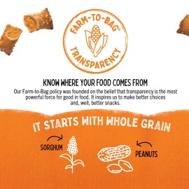 Quinn 7 Ounce Peanut Butter Pretzel Nuggets Gluten Free Dairy Free Vegan Snack Pack