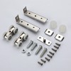 2pcs 4-Wheel Metal Sliding Track Pocket Door Roller Wheel Set