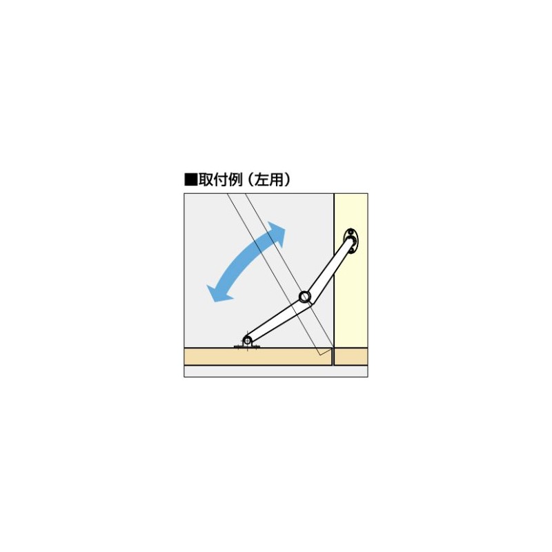 Sugatsune Industrial Front Lid Stay S-25 (Left Use) S-25L