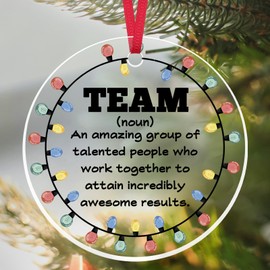 Team Gifts for Employees Coworkers Christmas Ornaments Employee Appreciation Gifts Team Inspirational Gifts Thank You Gift for Colleague Basketball Soccer Team Christmas Thanksgiving Birthday Gifts