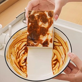 Dirt Eraser Sponge, Pack of 10, Magic Sponge for Kitchens, Walls, Wall Protection Plates, Cars, Shoes, Bathrooms, Household Eraser Sponge