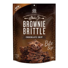 Sheila G's BROWNIE BRITTLE CHOCOLATE CHIP BROWNIE WITH COOKIE CRUNCH 2.75 OZ / 8 ct