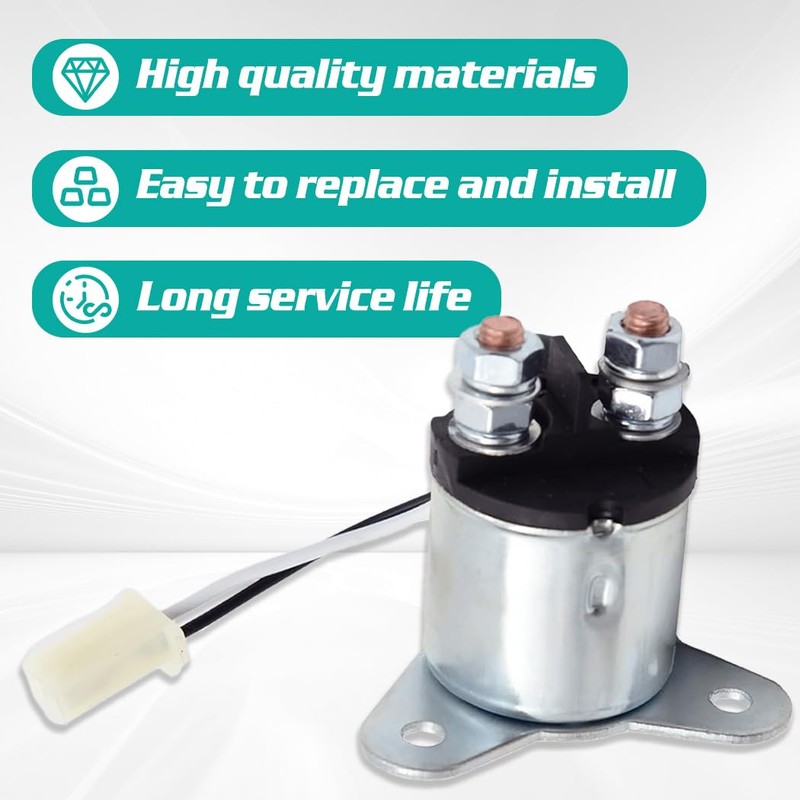 Starter Motor Solenoid With 2-Wire Plug Compatible with Predator 7250/9000W