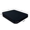 ErgoWorks Wedge Mouse Pad - Black, 7" x 8.875" x