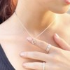 Accessory Shop Piena Cubic Zirconia Natural Stone 925 Silver Cat