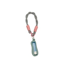 LEV LINA 2-in-1 Lip Balm Holder Keychain with Wrist Strap - Fits Most Lip Balms, Perfect for On-the-Go - Deep Skyblue