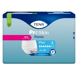Tena ProSkin Pants Plus (S) X 14 (Limit 4 per order)