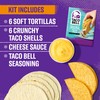 Taco Bell Cheesy Double Decker Taco Dinner Kit with 6