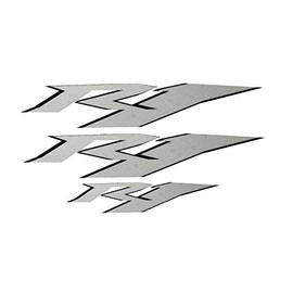 Silver Reflective Motorcycle Flat Plain Bike Decal Sticker Compatible with Yamaha YZF R1