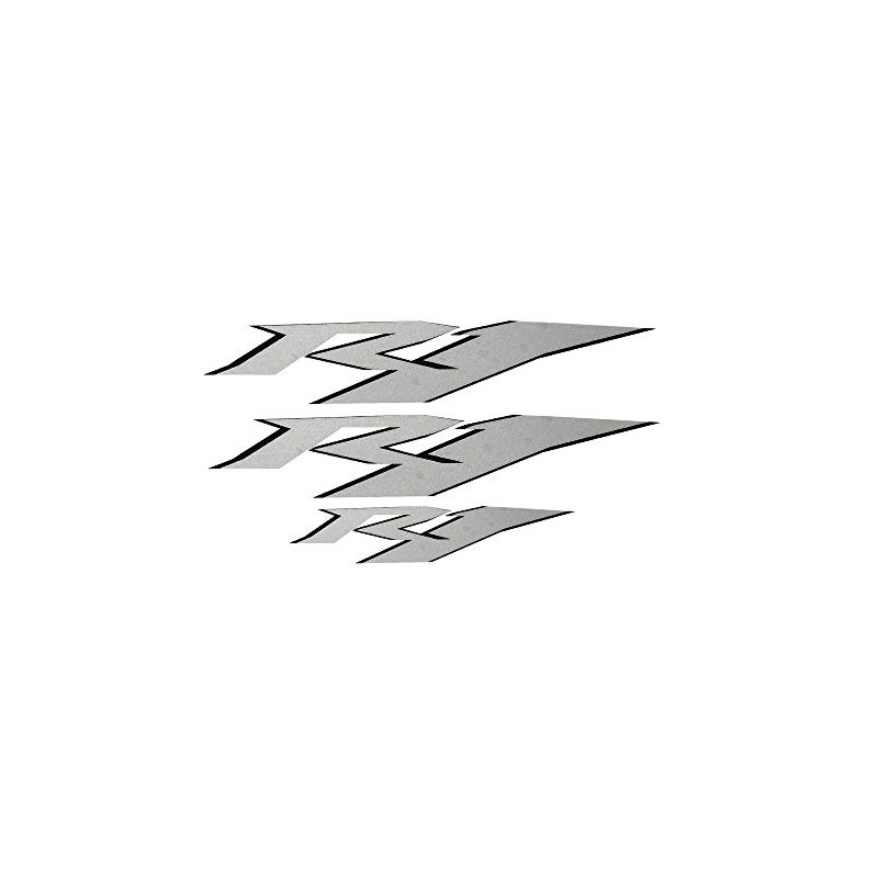 Silver Reflective Motorcycle Flat Plain Bike Decal Sticker Compatible with