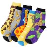 Giraffe Socks/Box of 5 Pairs of Giraffe Socks/Gift for Giraffe