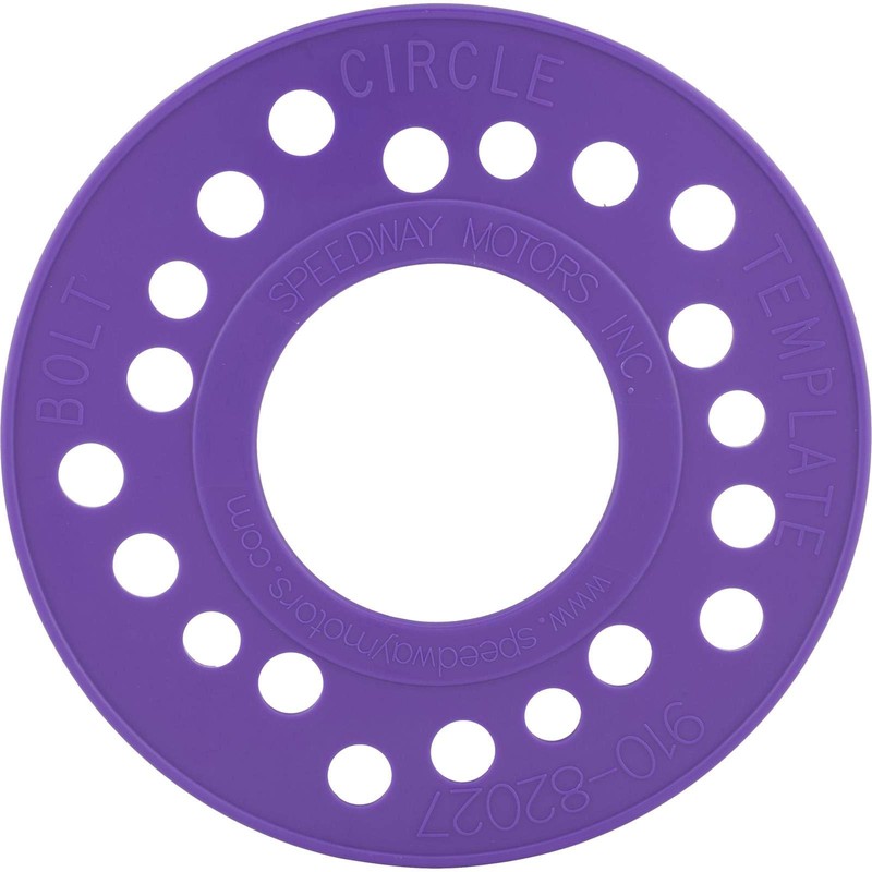 Wheel Bolt Circle Template