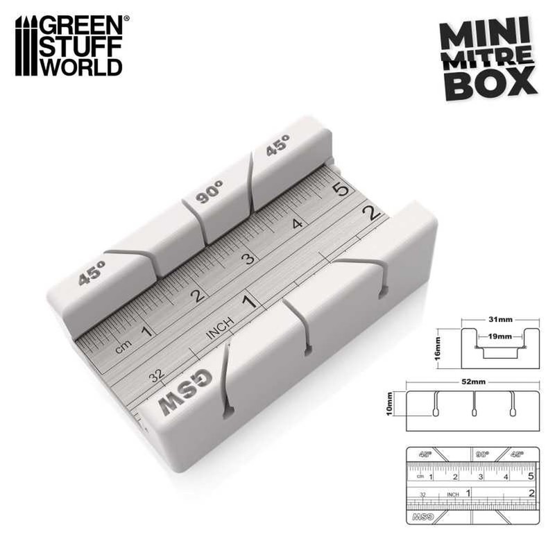 Green Staff World GSWD-12936 Mini Miter Box Saw Cutting Guide