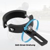 38-60mm Motorcycle Headlight Bracket, 2 Pieces Adjustable Motorcycle Light Holder,