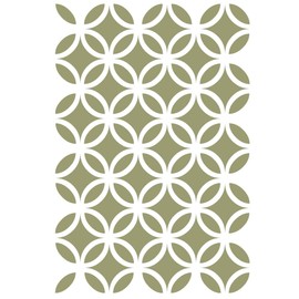 J BOUTIQUE STENCILS Circle Lattice Stencil Template for Crafting Canvas DIY decor Wall furniture