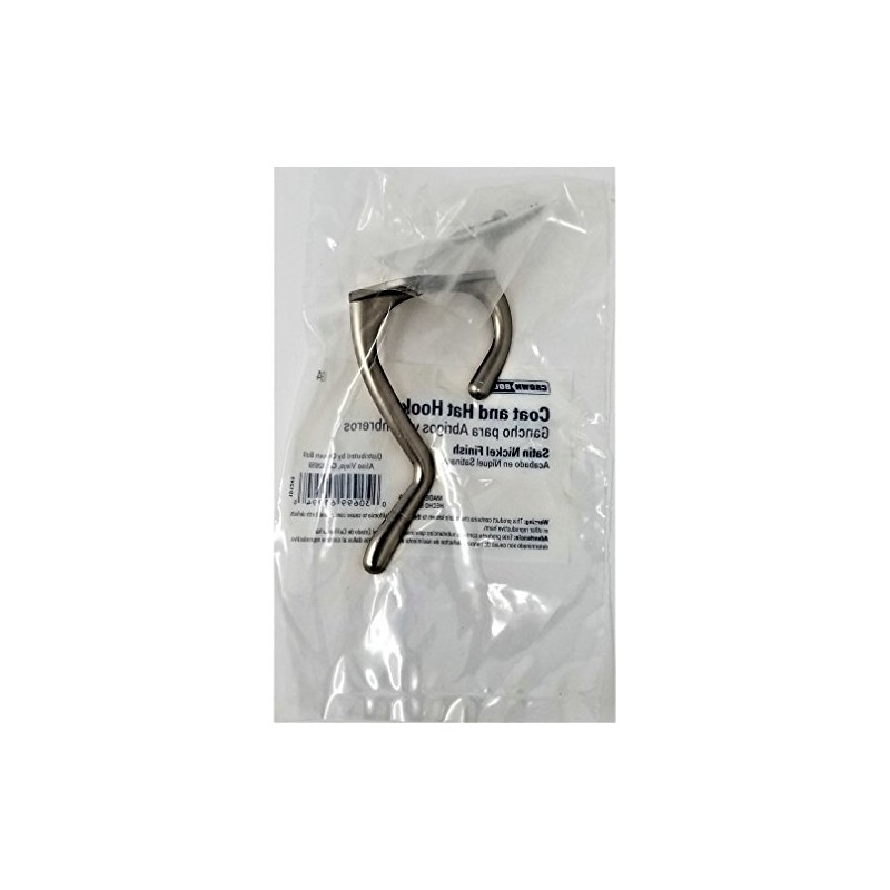 Satin Nickel Coat and Hat Hook