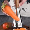 3 Sided Multifunction Box Grater, Stainless Steel Grater for Cheese