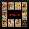 Generic 10 x One Piece Luffy Straw Hat Pirates Wanted