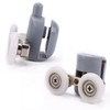 Shower Door Wheels, Lance Home 8Pcs Double Twin Top /