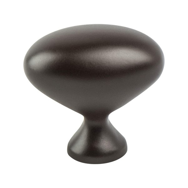 Berenson Light Advantage 3 Oval Cabinet Knob, 1-3/8" Diameter, Oil