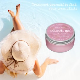 Pinch Me Therapy Dough Locket Combo - Holistic Aromatherapy Stress Relieving Putty – .3oz Clip-On Locket Scent + 3oz Dough Relief