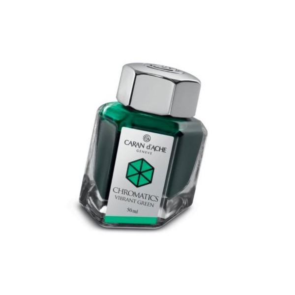Caran D'ache Refills Chromatics Vibrant Green Bottled Ink - CA-8011210