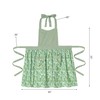 HYVOROS Cute Floral Aprons for Women with Pockets,Cotton Adjustable Neck