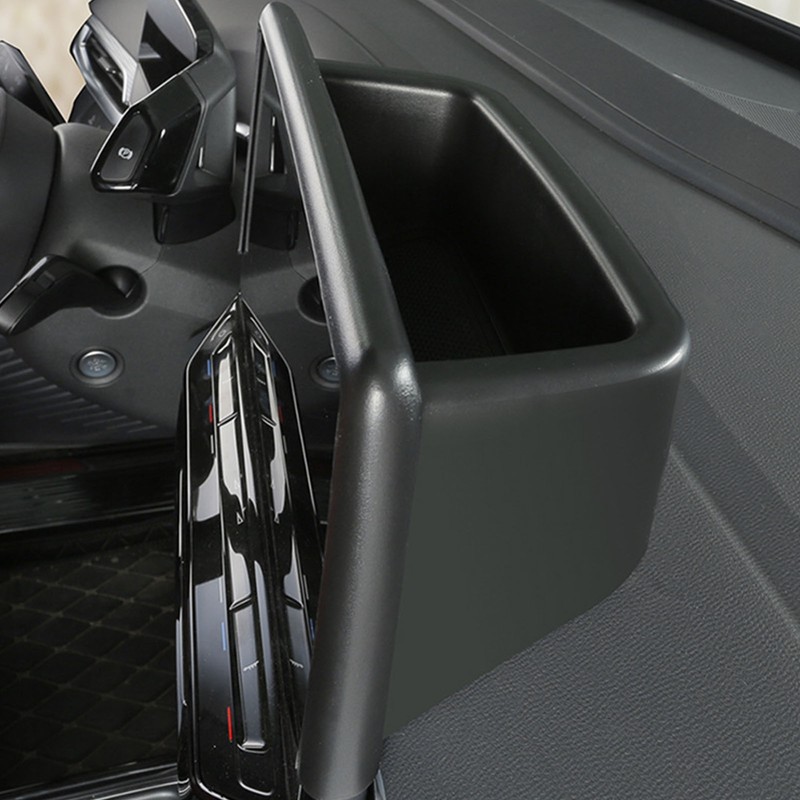 Center Console Dashboard Organizer ABS Behind Screen Storage Box Tray