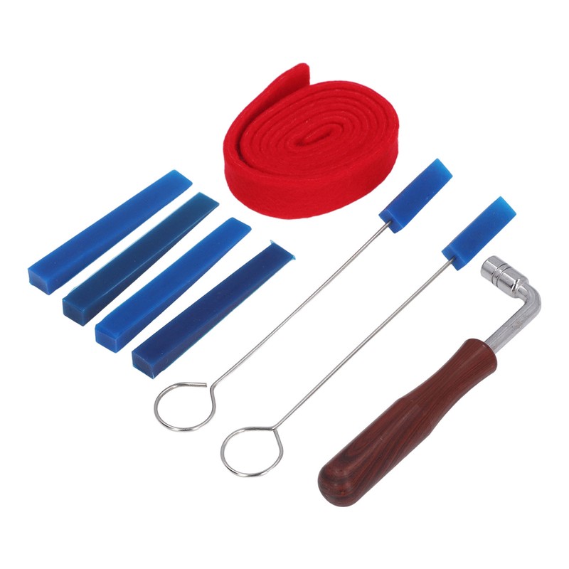 8PCS Set Professional Piano Tuner Kit Universal Piano Tuner Hammer