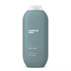 Method Men Body Wash, Sea + Surf Paraben and Phthalate Free 18 Fl Oz (Pack of 1)