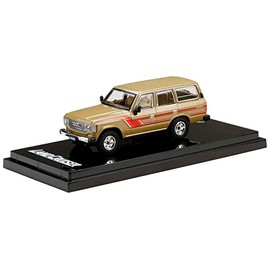 HobbyJAPAN 1/64 Toyota Land Cruiser 60 GX 1984 With Side Decal Beige Metallic