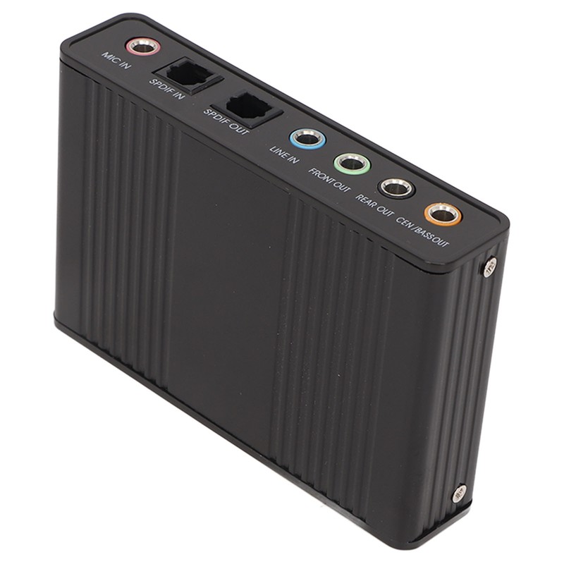 USB Sound Card 6 Channel 48kHz Sampling Rate Analog Play