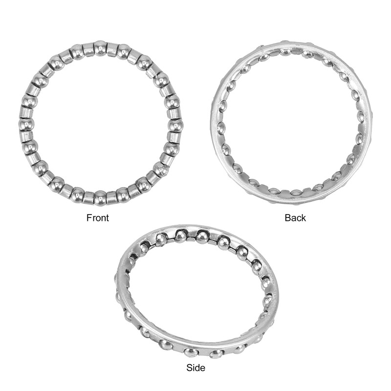 X AUTOHAUX 2pcs 40mm x 20 Ball Bearings Cages Crank