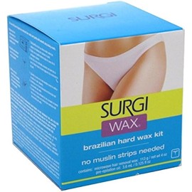 Surgi Wax Brazilian Hard Wax Kit For Private Parts 4 Ounce (118ml) (6 Pack)