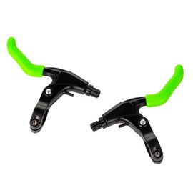PAXLAMB - Funda para palanca de freno de bicicleta, de gel de silicona, antideslizante, 1 par (verde)