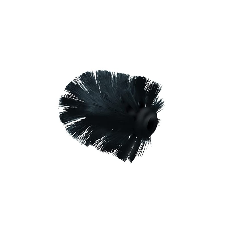 Blue Canyon Plastic Replacement Toilet Brush Head, Black