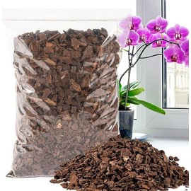 Cypress Orchid Bark Potting Mix – 6–9mm Cypress Mulch for Orchids and Indoor Plants