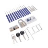 Rustproof Lock Set Stainless Steel Hanging Lock with Keys Outdoor