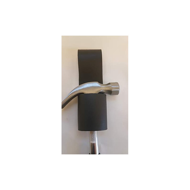 Black Strong Heavy Duty BBI Leather Hammer Holder Scaffolders Work
