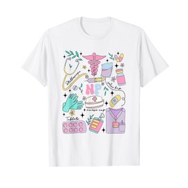 Can't Talk Right Now Doing NP Nurse Practitioner Stuff T-Shirt, White