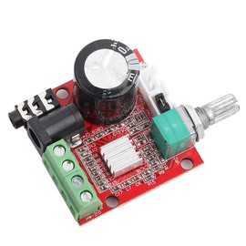 Receptor de placa amplificadora digital Mini módulo de potenciómetro de volumen de audio estéreo PAM8610 DC 8V-12V, Otros accesorios eléctricos